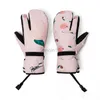 Gants de ski Cartoon Gants de ski Hommes Femmes Peut Écran Tactile Intérieur Cinq Doigts Étanche Sports De Plein Air Neige Porter Des Gants De Snowboard Chauds HKD230727