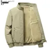 Мужские парки Mens Mens Down Parkas Winter Collected Warme Fleece Stand Count Jacket Fashion Casual Brand Hea