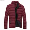 Hommes Down Parkas Mode Hommes Ultraléger À Manches Longues Fermeture Éclair Col Montant Hiver Chaud Slim Fit Épais Bulle Vers Le Bas Manteau Veste Décontractée Survêtement # 35 Z230727