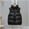 Gilets pour femmes Veste gonflée pour femme sans manches Femme Vestes Designer Manteau Mat Slim Outwears Manteaux S-2Xl Drop Delivery Vêtements Tissu Dhlag