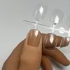 False Nails 120pcs Extra Short Square Round Clear Fake Soft Full Cover Nail Tips For Small Bed Extension Gelly 12 Size