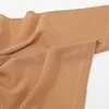 Шарфы 100 см 100 см. Квадратный квадратный шифоновый шифоновый шарф шарф шарф мусульманно -морщинный щипник твердый цвет