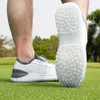 Golf PGM med permeabla porer Golfskor Herrknappen Microfiber Sneakers Soft Waterproof Non Slip Golf Shoes Running Shoes HKD230727