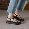 Women 681 Sandals Flat Shoes 2024 Open Toe Non-Slip Soft Female Casual Roman Women's Platform Beach 's