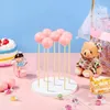 Bakvormen 2 pack cake stand - 7 gat lollipop houder display round candy of sukkel voor bruiloft verjaardagsfeestje