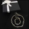 Collier de bijoux de créateur parfumé Double lettre incrustée collier petit Style haute qualité léger collier de luxe chaîne célébrité