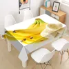 Table Cloth Banana Tablecloth Cloth Square/rectangular Dustproof Table Cover Party Home Decoration TV Set Antifouling Tablecloth R230727