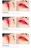 Hot selling semi-permanente lippenstift 5 stk/set make-up lip 3 kleuren optie ROMANTISCH ROOD ZOET ORANJE voor schoonheid