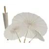 60 cm diy tomt bambu papper paraply hantverk oljade papper paraplyer tomma målning brud bröllop barn målning graffiti dagis jy26