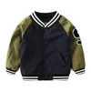 Vestes Enfants Veste Manteau Printemps Automne Garçons Ras Du Cou Épissage À Manches Longues Fermeture À Glissière Style Dans Les Petits Vêtements De Baseball 230726