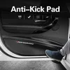 Pour les autocollants BMW E90 F30 F10 F07 F20 F25 F26 F15 F16 E84 F48 X1 x3 X5 Car Anti-Kick Pad en cuir en fibre de carbone PVC PROTECTION PORTE F226H