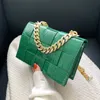 2022 Nieuwe Vrouwen Vierkante Flap Bag Voor Vrouwen Keten Ontwerp Krokodil Patroon Pu Lederen Crossbody Tas Avondfeest Clutch