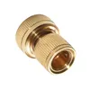 Sprayers Brass 3/4 Hose Quick Connector Garden Tap Garden Irrigation 25mm Hose Connector Pure Copper Adapter 6pcs