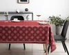 Table Cloth Wedding Decoration Tablecloth Waterproof New Year Christmas Table Mat Waterproof Dustproof Rectangular Coffee Table R230727