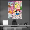 Peintures Alec Monopoly Graffiti Artisanat Peinture à l'huile sur toile Richie In The El Home Decor Wall Art 24X32Inch No Drop Delivery Ga Dhilb