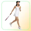 Tennisrok Hoog elastisch comfort Yoga kleding Outdoor Casual jurken huidvriendelijk met borstkussen sportjurk zacht slank fit6944963