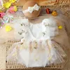 Ricordi Baby P o Abbigliamento Principessa Tutu Tuta Papillon Copricapo nato Pagliaccetto Doccia Abbigliamento da festa Accessori in posa 230726