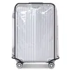 Väska delar Tillbehör Transparent PVC Bagage Cover Waterproof Trolley Resväska Dammskydd Dammtät resetillbehör Travelarrangör 230726