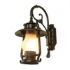 Outdoor waterproof Corridor Wall Lamp Vintage Villa European Glass kerosene Bottle Landscape Hallway Door Bedroom Bedside Wall Sco2538