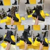 Bottes courtes de styliste Martin à lacets pour femmes, chaussures de marque à la mode, talon à fond plat, différents Styles, tissu noir et marron élastique haut