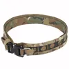 Midjestöd Taktisk bison Battel Belt -bälte Snabbavskjutande metallspänne lättviktsprofil Molle Mount Ferro Style Airsoft Gear 230726