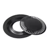 Sprayers Round Korean Bbq Meat Grill Plate Non Stick for Roast Barbecues Cooking with Holder Rack Easy Clean Less 32cm