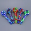 Tubo de água criativo tubo em espiral destacável silicone favo de mel tubo de filtro de vidro portátil novo cachimbo de vidro bongo de ervas secas acessórios cachimbo atacado