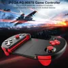 Gamecontrollers Joysticks voor IPEGA PG-9087S Intrekbare draadloze Bluetooth Android IOS Directe joystick Gamecontroller voor PUGB Red Warrior Handle King x0727