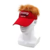 Party Hats Trump 2024 Embroidery Hat With Hair Baseball Cap Supporter Rally Parade Cotton Drop Delivery Home Garden Festive Supplies Dhw2L