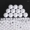 Beads 1pack 4 6 8 10 12 14 16 20mm Imitation Pearl ABS Loose Round Craft For Jewelry Making White Beige DIY Garment Bead