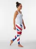 Aktif Pantolon Bayrağı: Birleşik Krallık Tayt Taytlar? Kadın Spor Spor salonu Kadınlar Teşhalleri Yükseltme Butt