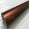 1 52x18m Satin Chrome Vinyl Wrap Film With Air Bubble Brown Car Body Wrap Vinyl359m