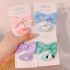 Cartoon Kuromi Ribbon Bows Clips Set Hairpin Girl's Hair Bows Boutique Clip Headware Accessori per capelli per bambini 2299