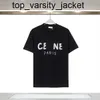 Nouveau 23ss Solid Summer T-shirt Femme Vêtements Lettre Imprimer O-Neck T-shirt à manches courtes Femme Loose Casual Crop Cotton mens womens Tshirt