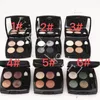 Dropshipping New Luxury Brand Makeup Eye shadow 4 Colors With Brush 6 Style Matte Eyeshadow shadows palette and nice quality fast ship
