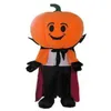 Halloween Pumpkin Mascot Costume Top Quality Anpassa Cartoon Anime Theme Character Adult Size Carnival Christmas Outdoor Party O197F