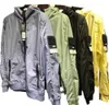 Designer Pocket Jackets Stone Jacket Long Sleeve Zipper Badges Men Company Casual Coat Windbreaker Embrodiery Mens Shirts Fashion trend 162ess