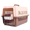Cat Carriers Crates House Pet Flight Crate Dog Transport Box Cat-флажка