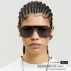 Sunglasses designer 23 New fashion brand angles toad frame male palm hip-hop sunglasses female 0V7E