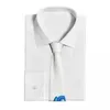 Bow Ties Blue Fire Nucidies Mężczyźni Kobiety moda poliester 8 cm