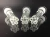 Manufacturer glass downstem 3" to 4.5" 4 size 14mm female 18mm male glass five arms percolater Lo Pro Diffused Downstem