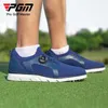 Andra golfprodukter PGM Nya golfskor Herrens flygnät Sneakers Knob Sneakers Lace Golf Men's Shoes HKD230727