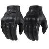 Retro Pursuit Gants de moto en cuir véritable perforé Moto Gants imperméables Moto Gears de protection Gants de motocross gift313v