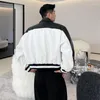Vestes pour hommes 2023 automne veste décontractée mode coréenne revers court manteau décoration corps haute qualité Hip Hop hommes