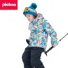 Autres articles de sport Enfants Snowboard Sportswear Ensembles Imperméable Coupe-vent Garçons Ski Costumes Veste Pantalon Hiver Garder Au Chaud Épaissie Pull Manteau 230726