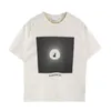 Rhude Męskie T-shirty Mężczyźni Kobiety Vintage ciężkie pudełko na tkaniny Perspektywa lekko luźne topy wielokolorowe logo ładne T-shirt Rhude Rhude 257