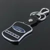 5st Lote Leather Car KeyChain Logo Nyckelring Böjda form Keykomponenter Fashion Men's Midje Key Chain för Ford Focus 2 3 Chav247V