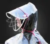 Imperméables Bord réfléchissant sûr Vélo Imperméable Manteau de pluie Poncho Capuche coupe-vent Cape de pluie Mobilité Housse de vélo Utilisation dans la neige x0724 x0718