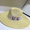 Kapita Projektanci czapek unisex słomy kapelusz moda czapki uliczne słoneczne sunhats swobodna wysokiej jakości wszechstronna marka
