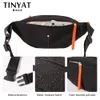 Sacs de soirée TINYAT taille Pack sac femmes épaule Fanny Pack grand téléphone voyage sport dames argent ceinture sac pochette hommes mode banane sac 230726